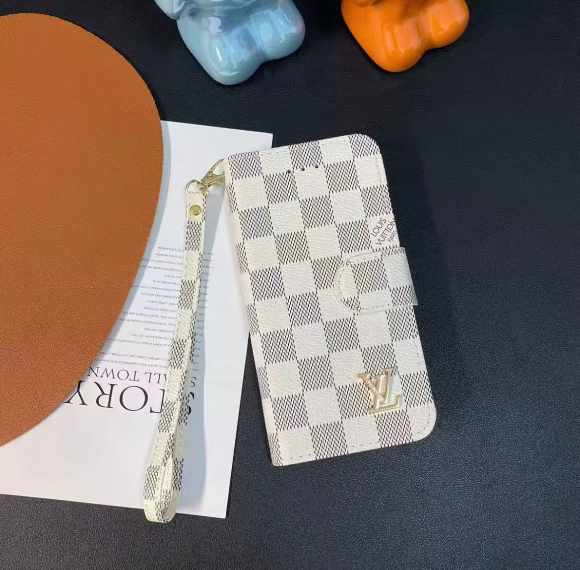 Luxury Leather iPhone Wallet Case