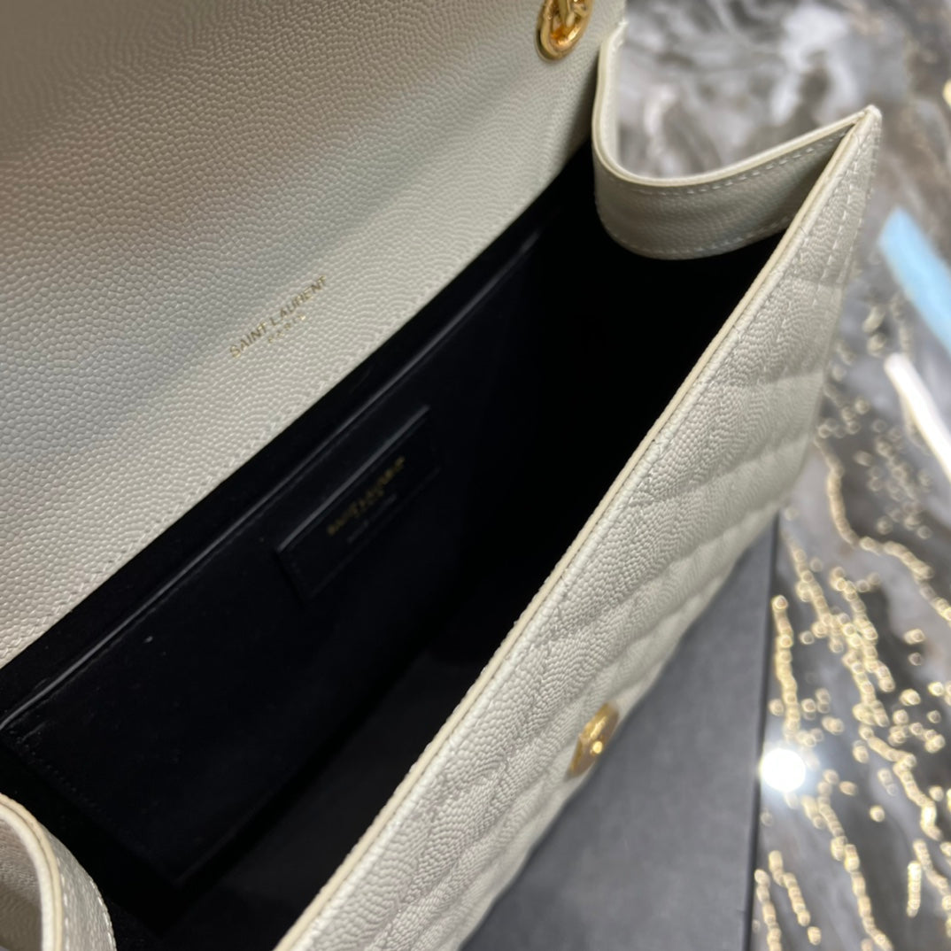 luxury Envelope Bag Medium White 487206