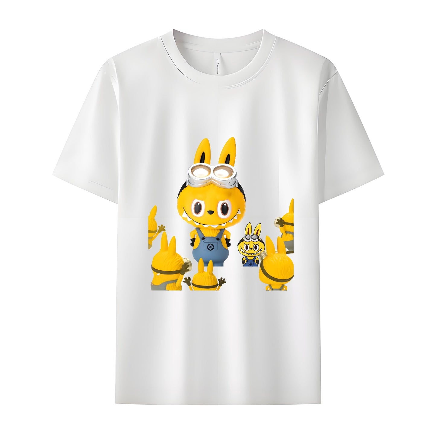 Cute Labubu The Monsters Crew Neck T-Shirt For Labubu Lover