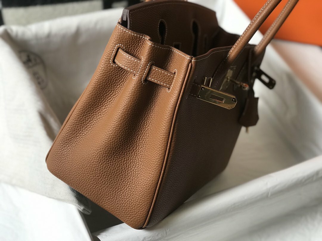 luxury HMS Handle Bag 30cm Brown