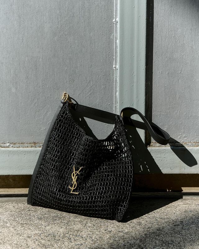SAINT LAURENT luxury Raffia tote Bag