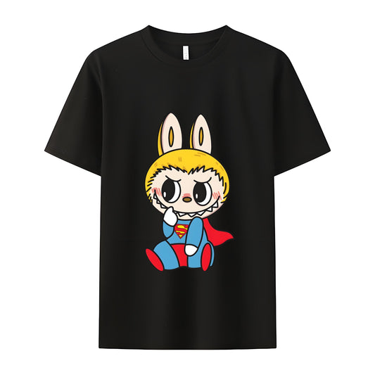 Super Labubu Monsters Crew Neck Krk krátký rukáv tričko pro Labubu Lover dárky pro přítelkyni