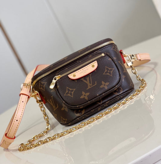 Luxury Mini Bumbag Monogram - 17x12x9.5cm