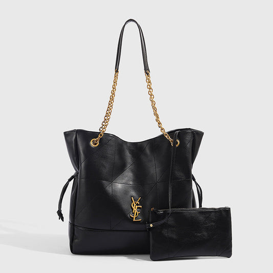 luxury  Jamie 4.3 large pochon leather Tote bag 34x10x33cm