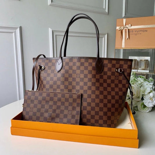 Luxury Ebene Monogram Leather Bag