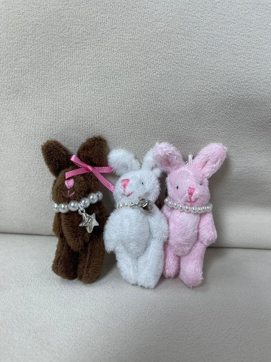 Snuggly bunny väska charm