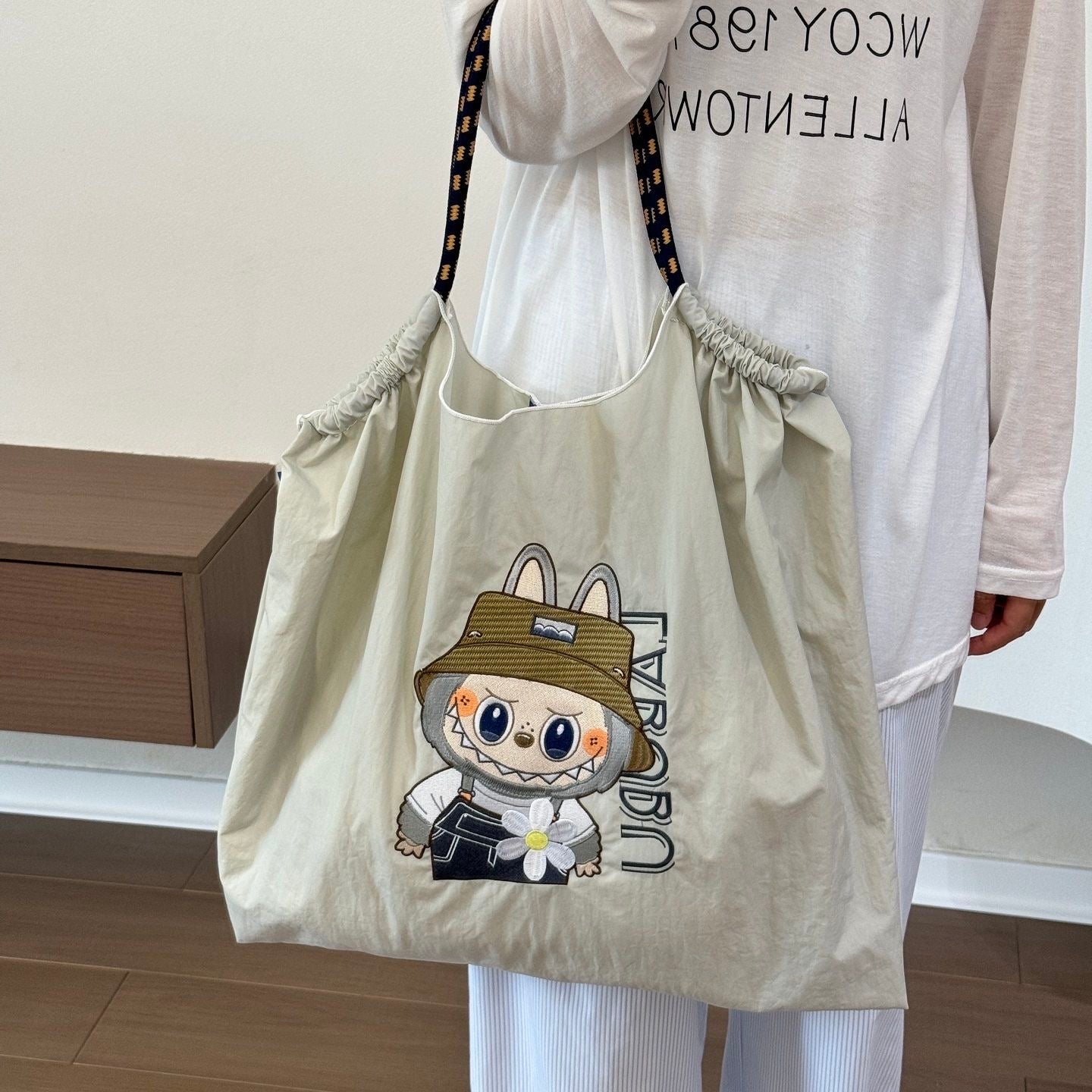 Labubu Explorer Tote Bag – Cute Meets Utility