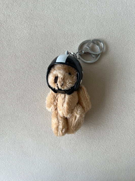 Black Helmet Biker Bear Work