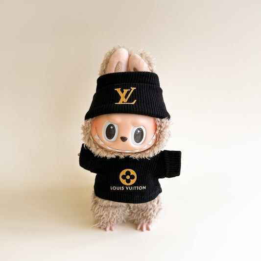 Labubu Golden Monogram Winter Set - L.V. Inspired