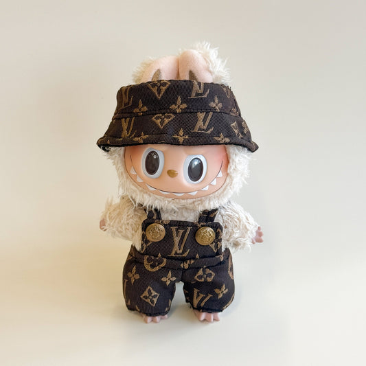 Labubu Luxe Brown Denim Set - L.V Inspired