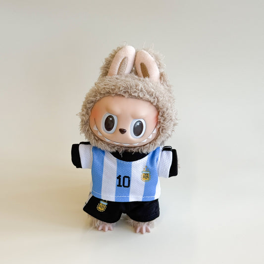 Labubu Soccer Jersey Set - Αργεντινή έκδοση #10