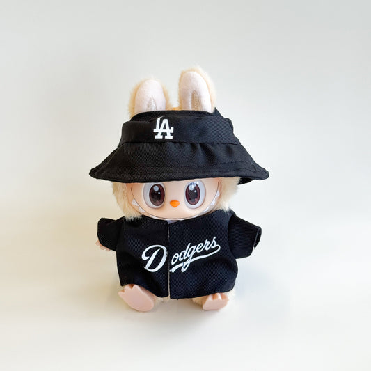 Labubu Black Baseball Set - Yankees inspiriert