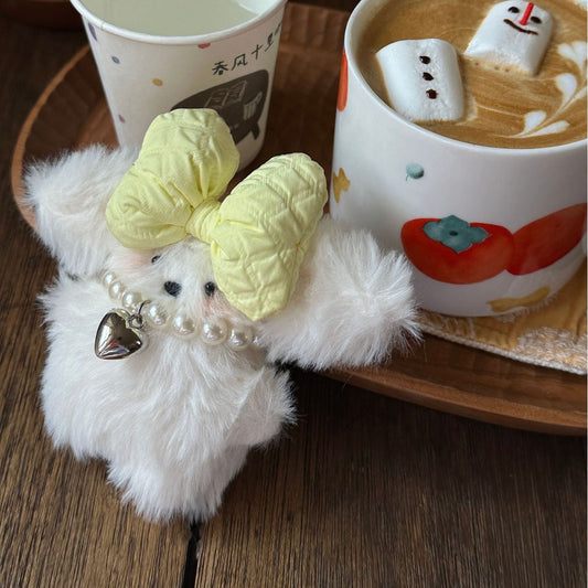 Gul bånd fluffy hvalp charme