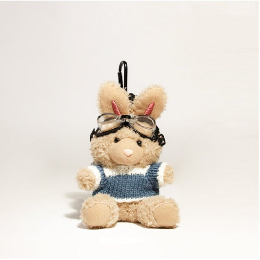 Blue Sweater Bookish Bunny Bag Carm