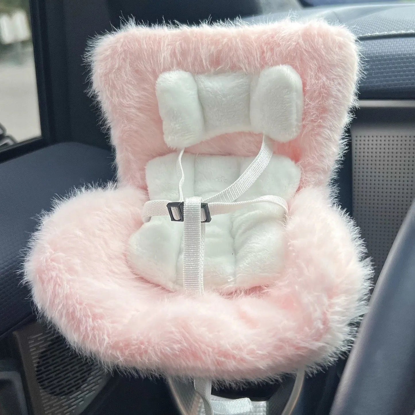 Labubu Plush Car Seat - Pastel Collection (5 farger)