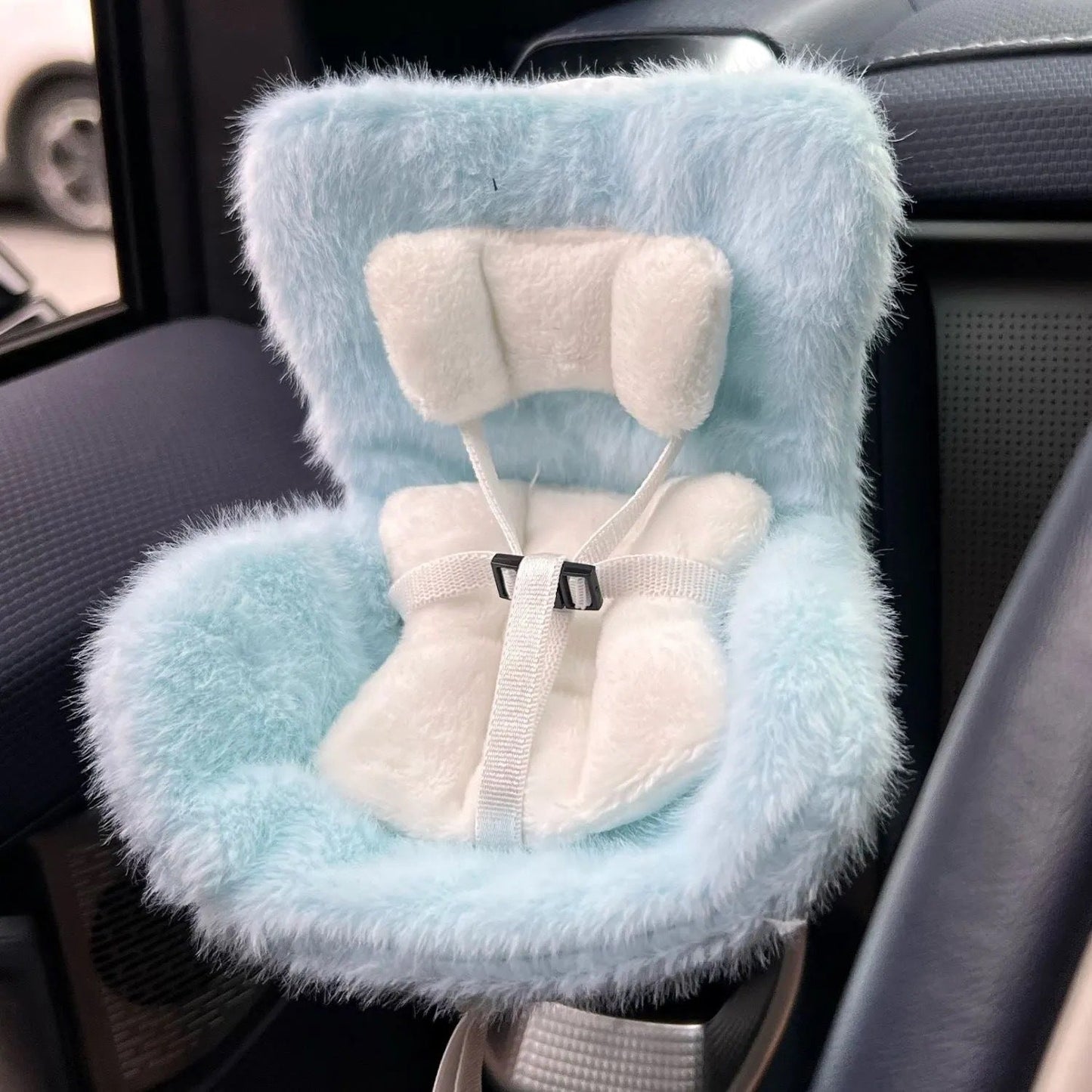 Labubu Plush Car Seat - Pastel Collection (5 farger)