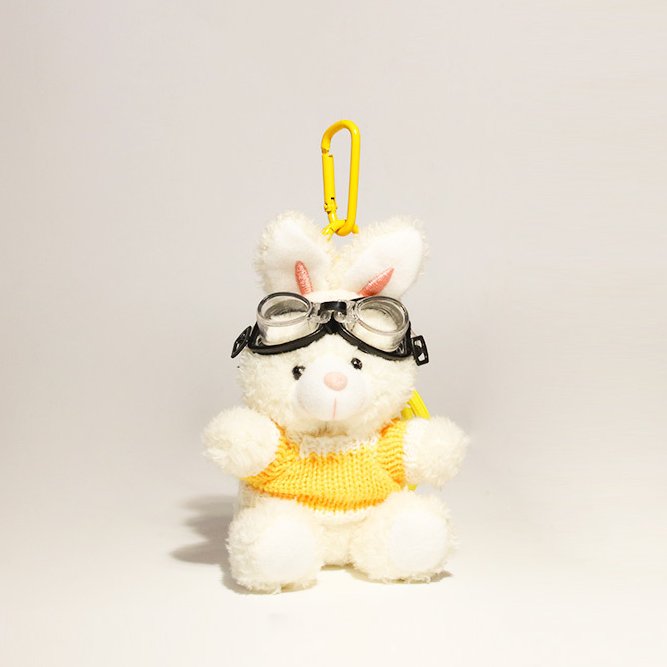 Gelber Pulloverflieger Bunny Bag Charme