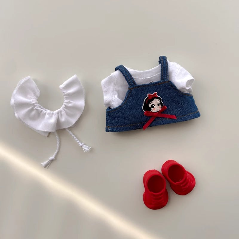 Labubo Outfits Snow White Accessories Fashion Labubo Outfit Keychain Labubo Clothing