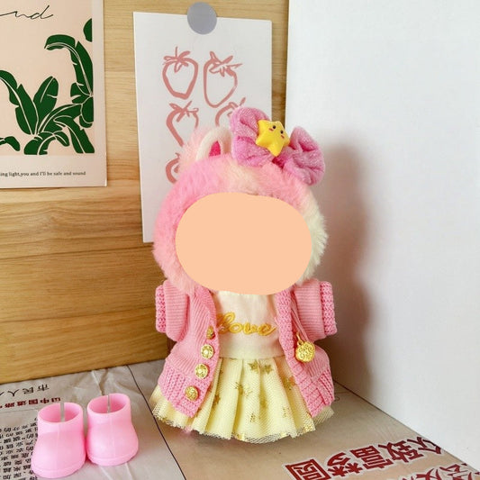 Fall Labubo Outfits Cardigan + Dress Accessories Summer Keychain Labubo Clothing Labubo Outfit