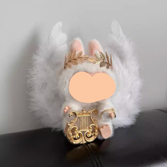 Labubo Have A Seat Clothes Angle with Ring Hair Accessoires Labubo Keychain Labubo Clothing Clothes Labubo Keychain Labubo Clothing