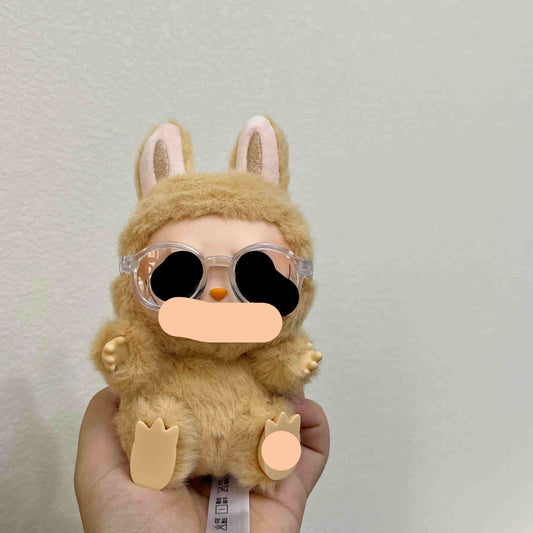 Labubo Clothing Keychain Labubo Clothes Transparent Glasses