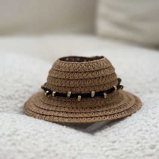 Straw Hat Keychain Labubo Clothes 17cm Labubo Clothing