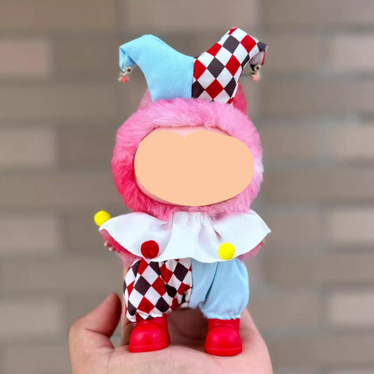 Labubo Outfits Clown Set With Hat Accessories Fashion Labubo Outfit Keychain Labubo Clothing