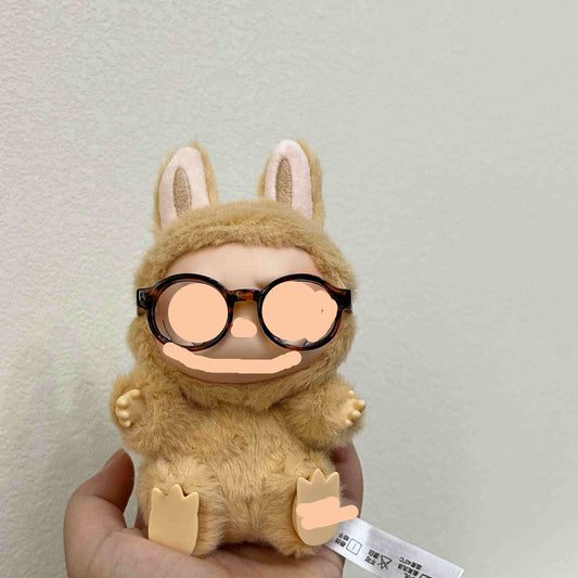 Keychain Labubo Clothes Leopard print glasses Have a Seat Labubo Doll Clothes 17cm Labubo Clothing