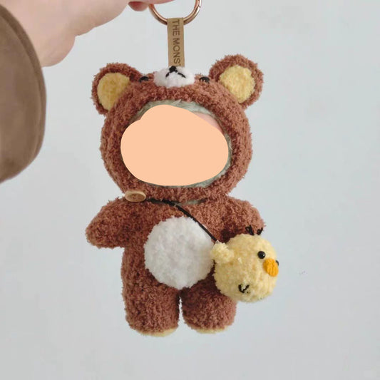 Winter Labubo Outfits Teddy Bear Suit Accessories Fashion Keychain Labubo Clothing Labubo Outfit