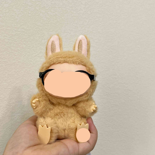Keychain Labubo Clothes Black Glasses Have a Seat Labubo Doll Clothes 17cm Labubo Clothing