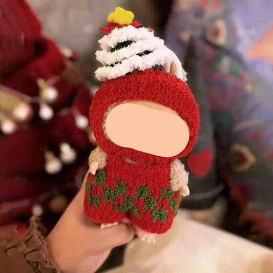 Christmas Labubo Outfits Christmas Set Accessories Fashion Keychain Labubo Clothing Labubo Outfit