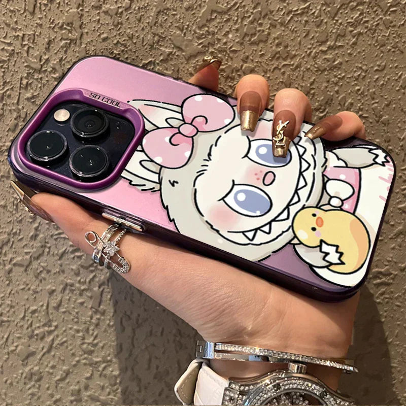 Cute Interesting Labubu Matte Phone Case