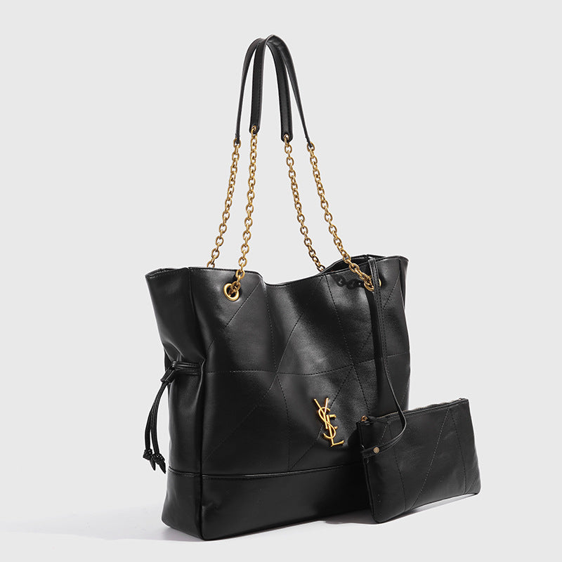 luxury  Jamie 4.3 large pochon leather Tote bag 34x10x33cm