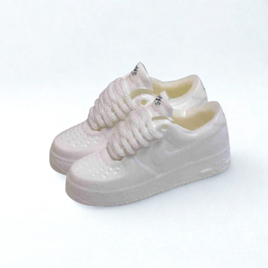 Labubu Miniature Sneakers - Air Force 1 Monochrome Edition
