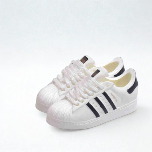 Labubu Superstar Inspired Miniature Sneakers - Shell Toe Edition