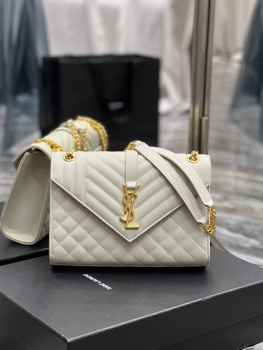 luxury Envelope Bag Medium White 487206