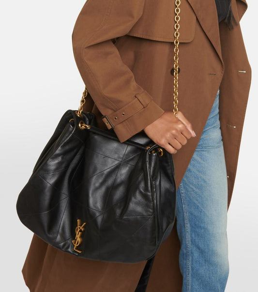 luxury SAINT LAURENT Chain Leather Shoulder Bag