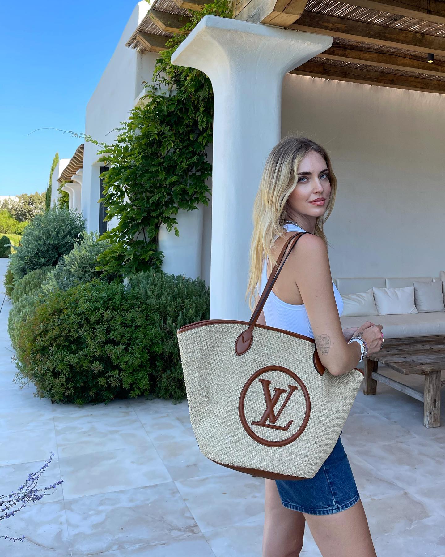 Luxury Straw Bag 50cm