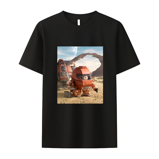 Cosmic Explorer Labubu The Monsters Crew Camiseta para el cuello para el amante de Labubu