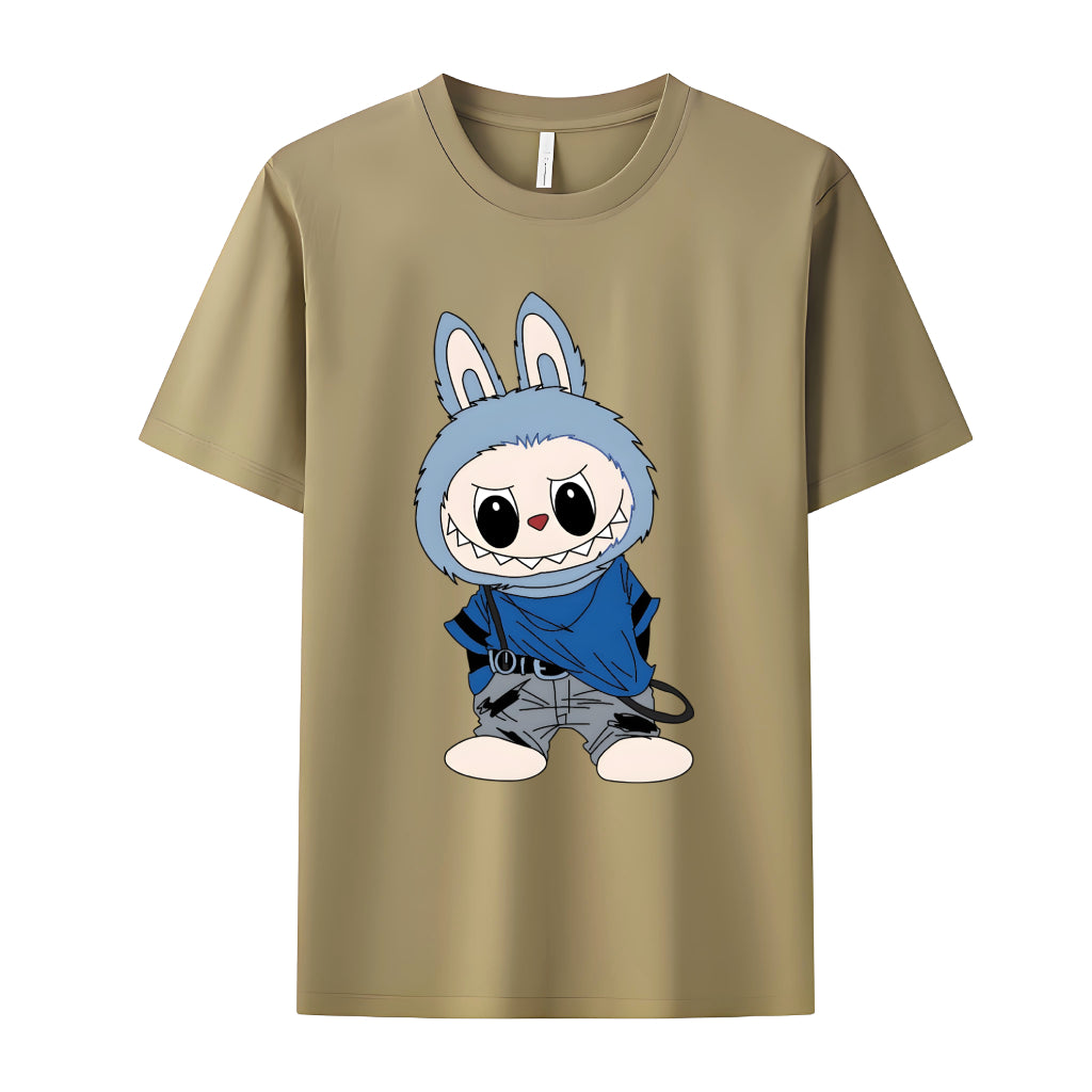 Cool LaBubu T-shirt Monsters Crew Neck do Labubu Lover Prezenty dla niej