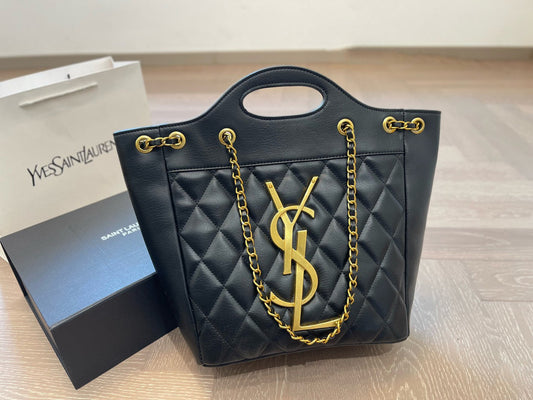 luxury SAINT LAURENT New Shopping Tote Bag 25x27cm