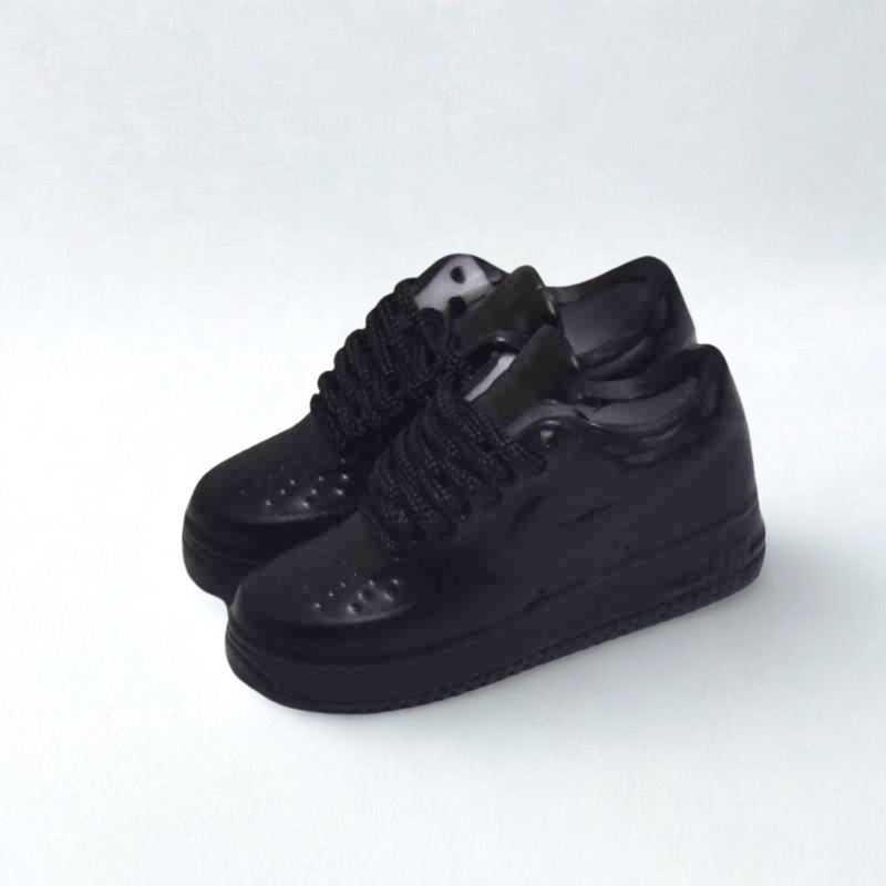 Labubu Miniature Sneakers - Air Force 1 Monochrome Edition
