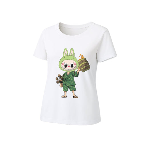 Samurai Labubu Labubu Graphic tričko volné fit Summer Casual Tee
