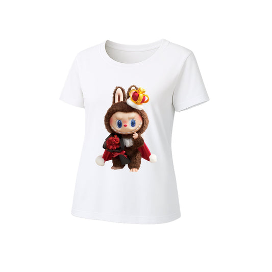 Gentleman Labubu Labubu Graphic T-Shirt Loose Fit Summer Casual Tee